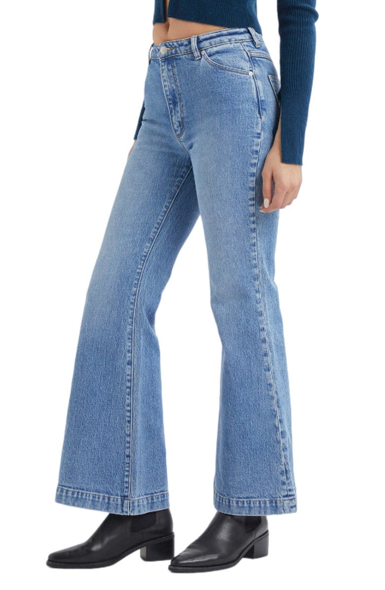 Rolla’s East Coast Ankle Flare Jeans, Alternate, color, 