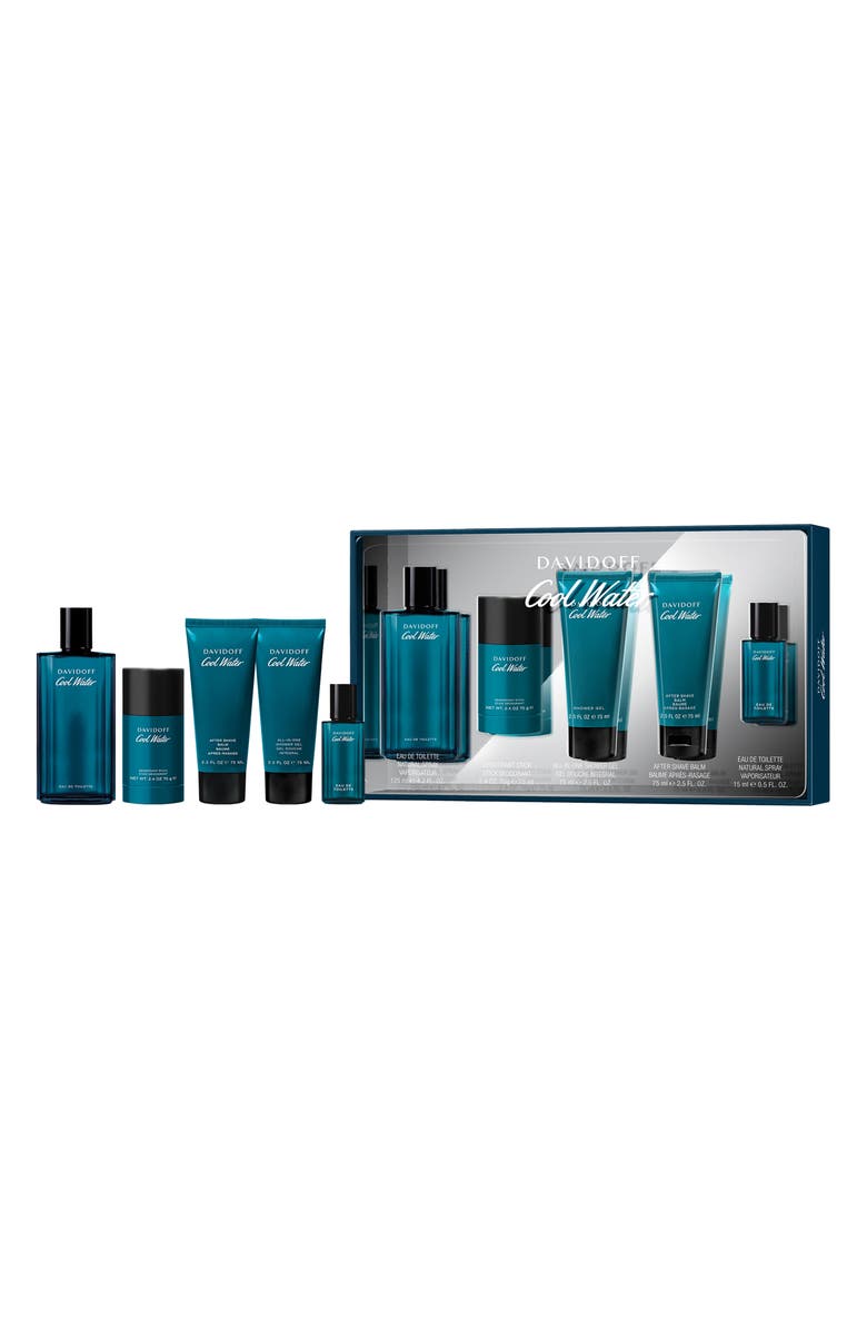 DAVIDOFF COOL WATER Davidoff Men's Cool Water 5-Piece Gift Set, Main, color, 