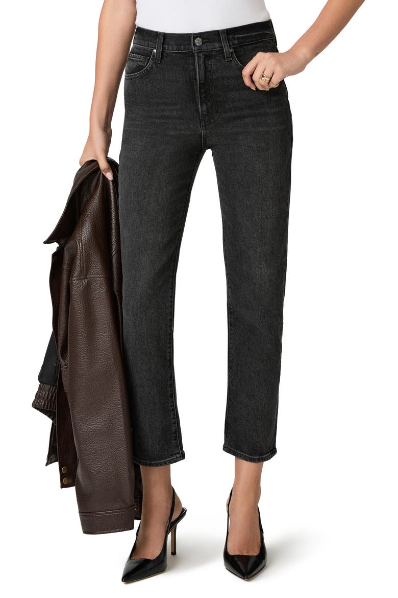 Reece High Waist Slim Straight Leg Jeans, Alternate, color, SOMBER NIGHT