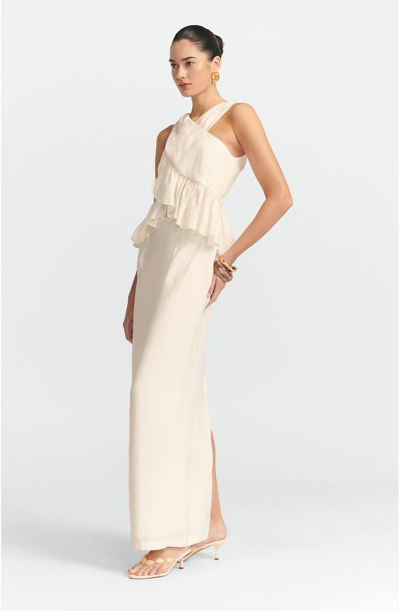 ST MRLO Aloe Maxi Dress, Alternate, color, Cream
