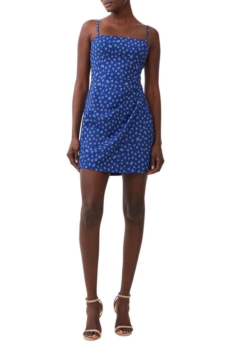 French Connection Aura Whisper Floral Faux Wrap Sundress, Main, color, 