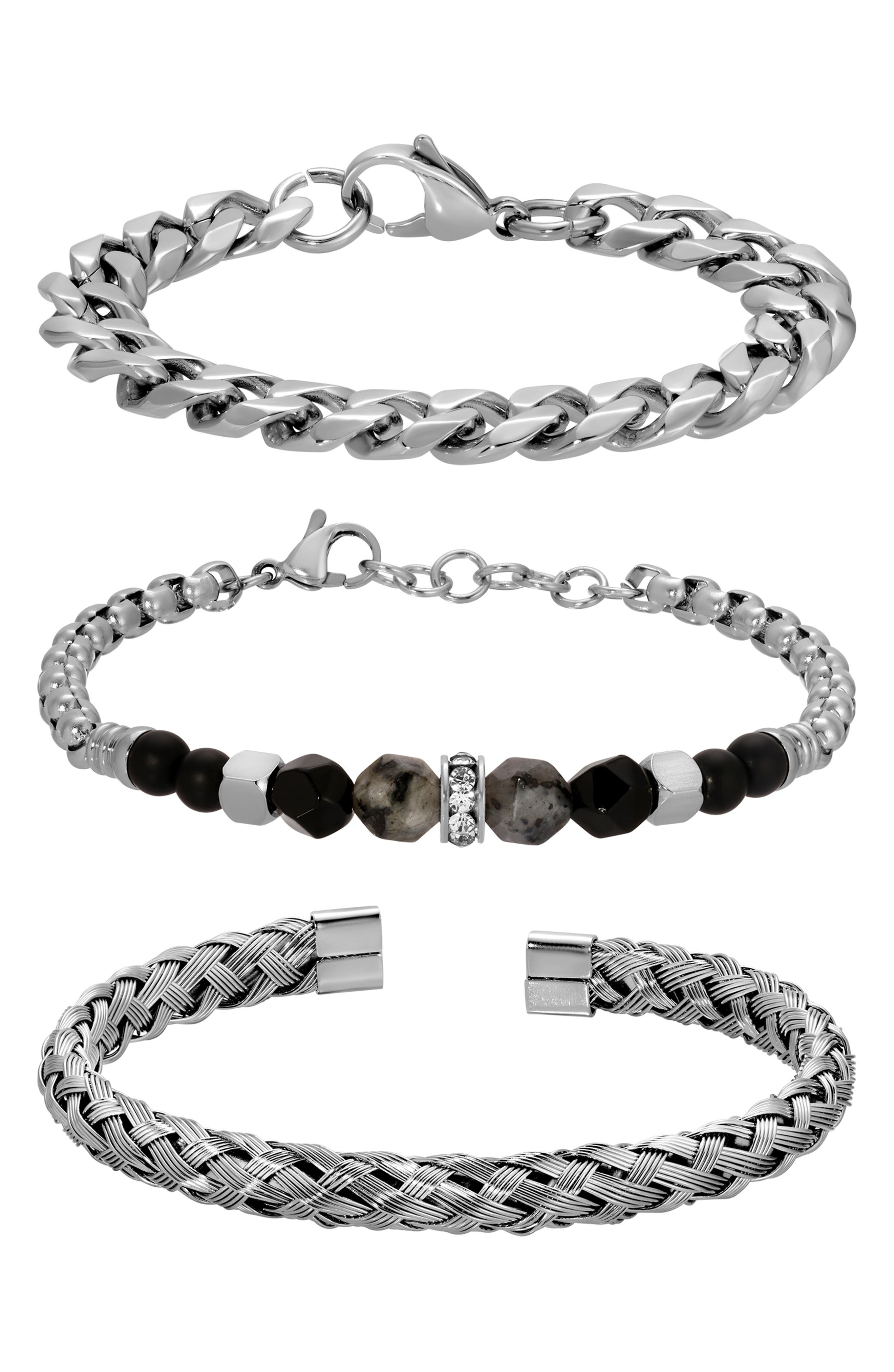 EYE CANDY LOS ANGELES Alex 3-Piece Bracelet Set