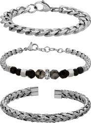 EYE CANDY LOS ANGELES Alex 3-Piece Bracelet Set