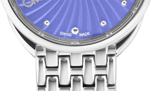 Ferragamo Cuir Bracelet Watch, 34mm In Stainless Steel
