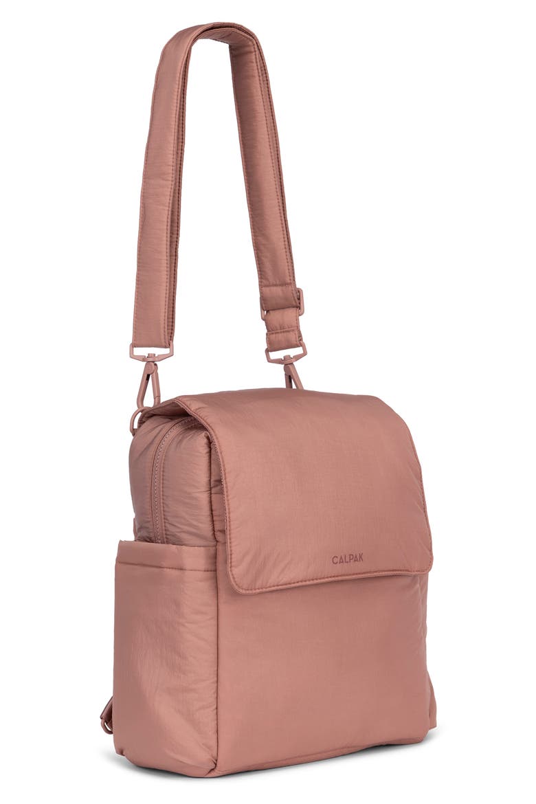 Convertible Mini Diaper Backpack & Crossbody Bag, Alternate, color, PEONY