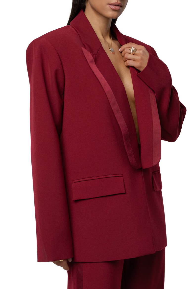 Suite Life Woven Blazer, Alternate, color, Burgundy