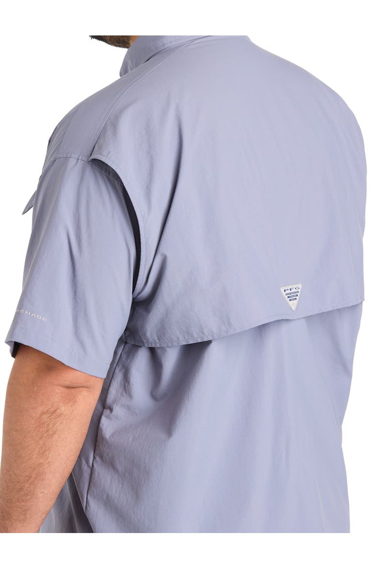 Big & Tall Pfg Bahama Ii Short-sleeve Sport Shirt, Alternate, color, NEW MOON