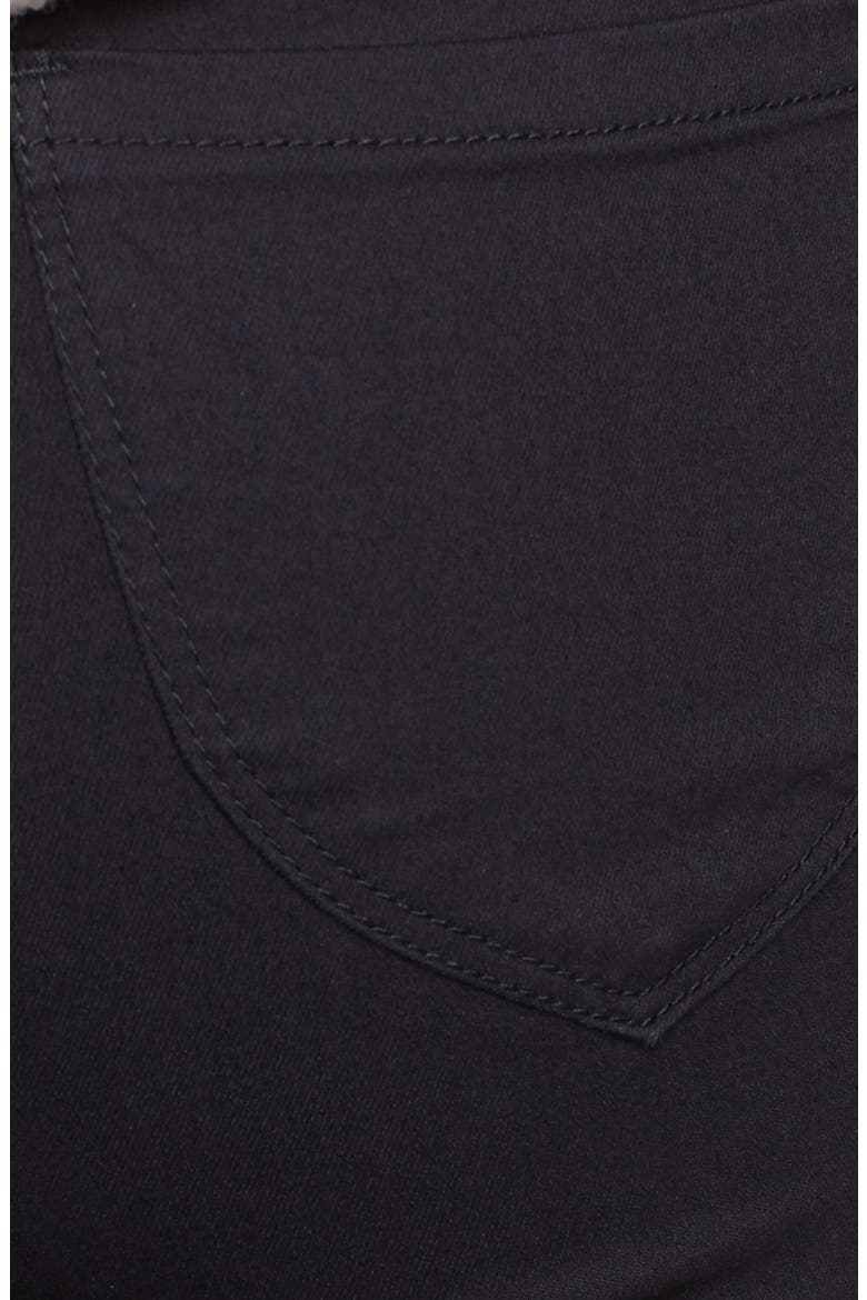 High Waist Skinny Jeans, Alternate, color, BLACK
