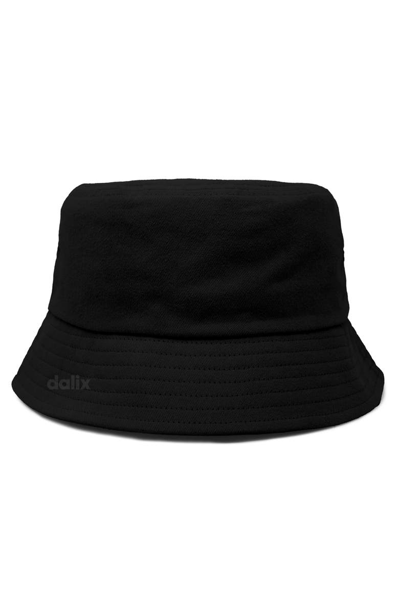 Bow Bucket Hat, Alternate, color, Black