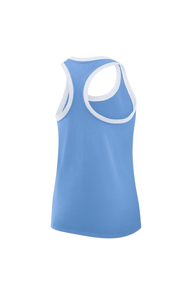 Jordan Brand Women's Jordan Brand Carolina Blue North Carolina Tar Heels Primetime Tri-Blend Racerback Tank Top, Alternate, color, Light Blue