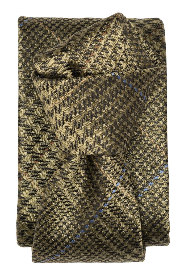 Spoleto - Silk Jacquard Tie for Men, Alternate, color, Pistacchio Green