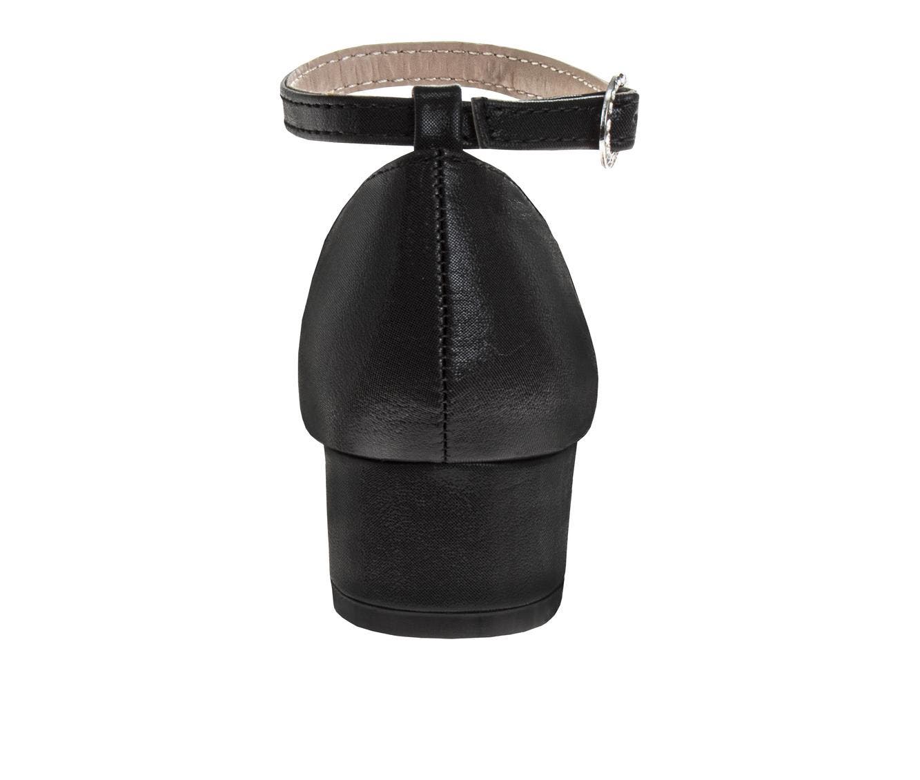 BADGLEY MISCHKA Girls' Low Heeled Dress Sandals., Alternate, color, Black