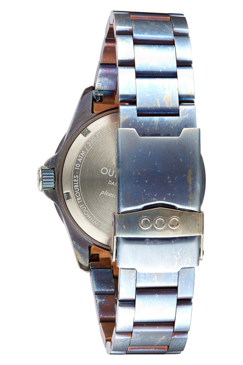 Casanova Bracelet Watch, 44mm, Alternate, color, BLUE