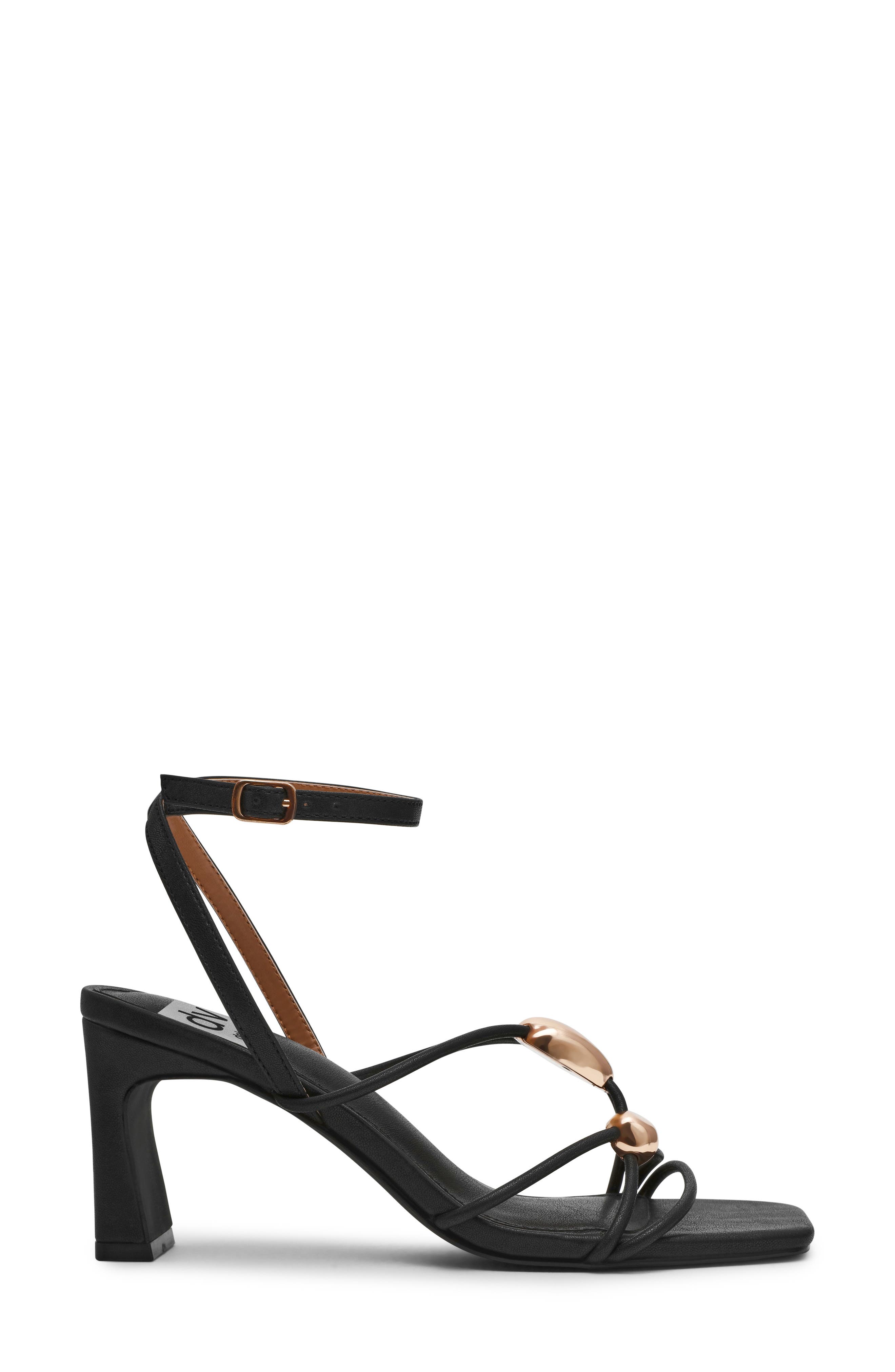 DV by Dolce Vita Leeana Ankle Strap Sandal, Alternate, color, Black