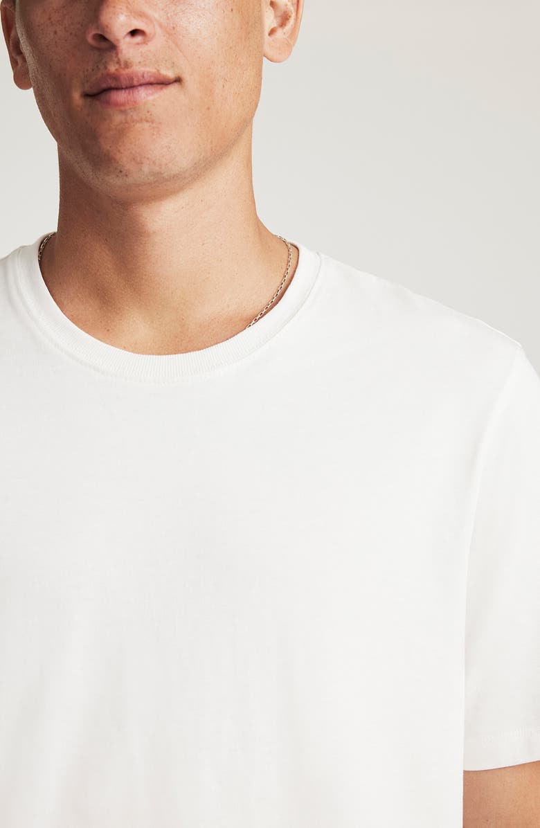 Mavi Jeans Cotton Crewneck T-Shirt, Alternate, color, Antique White