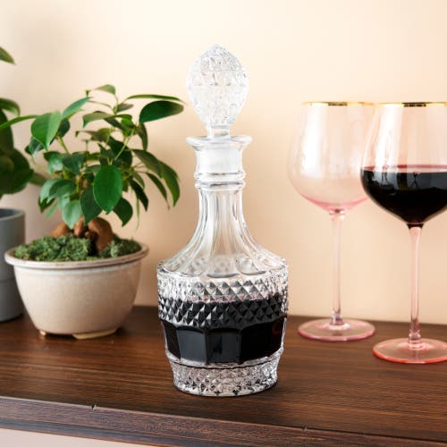 Twine Crystal Vintage Decanter In Clear