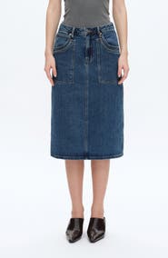 Bayeas Beth Denim Midi Skirt