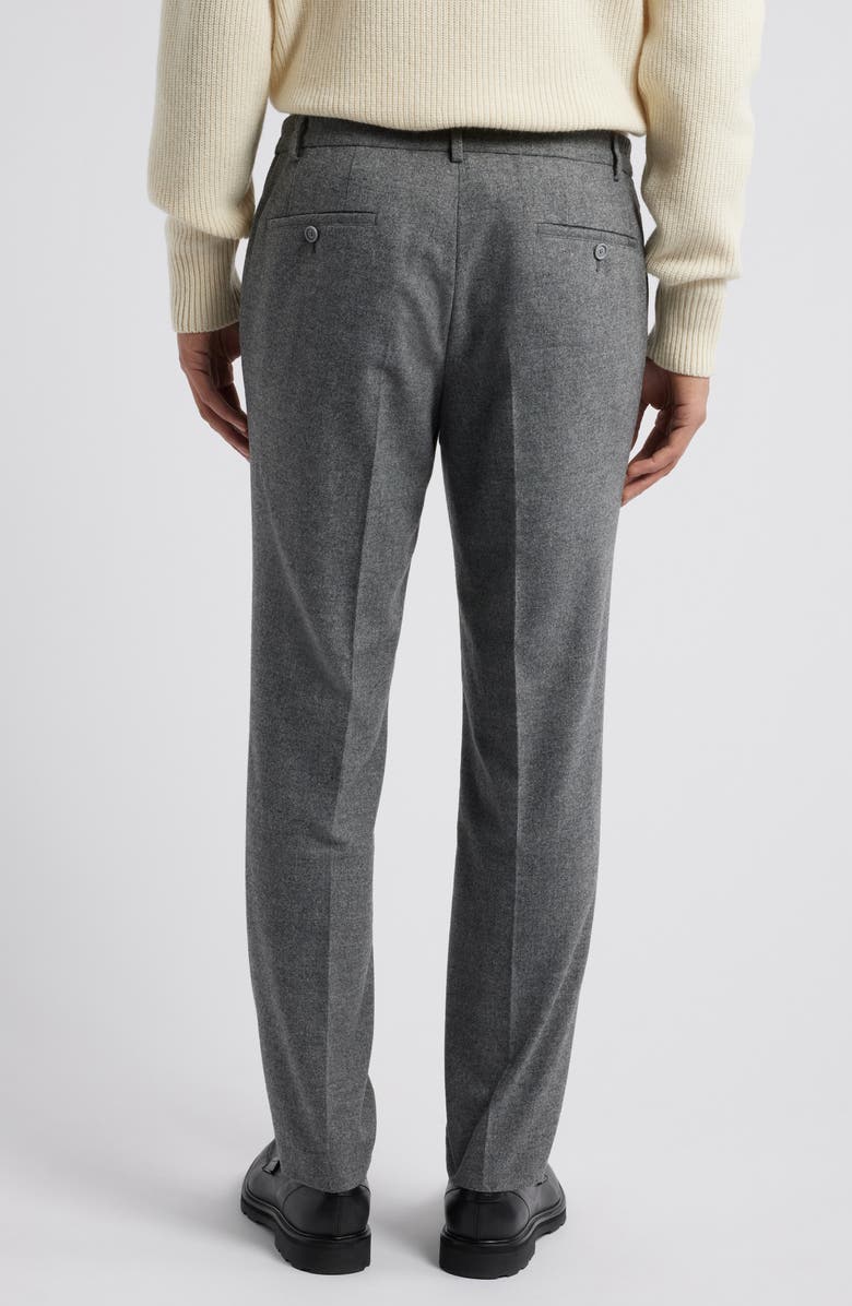 BOSS Slim Fit Performance Tech Flannel Trousers, Alternate, color, 