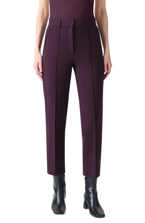 Akris Punto Tapered Signature Jersey Cropped Pants