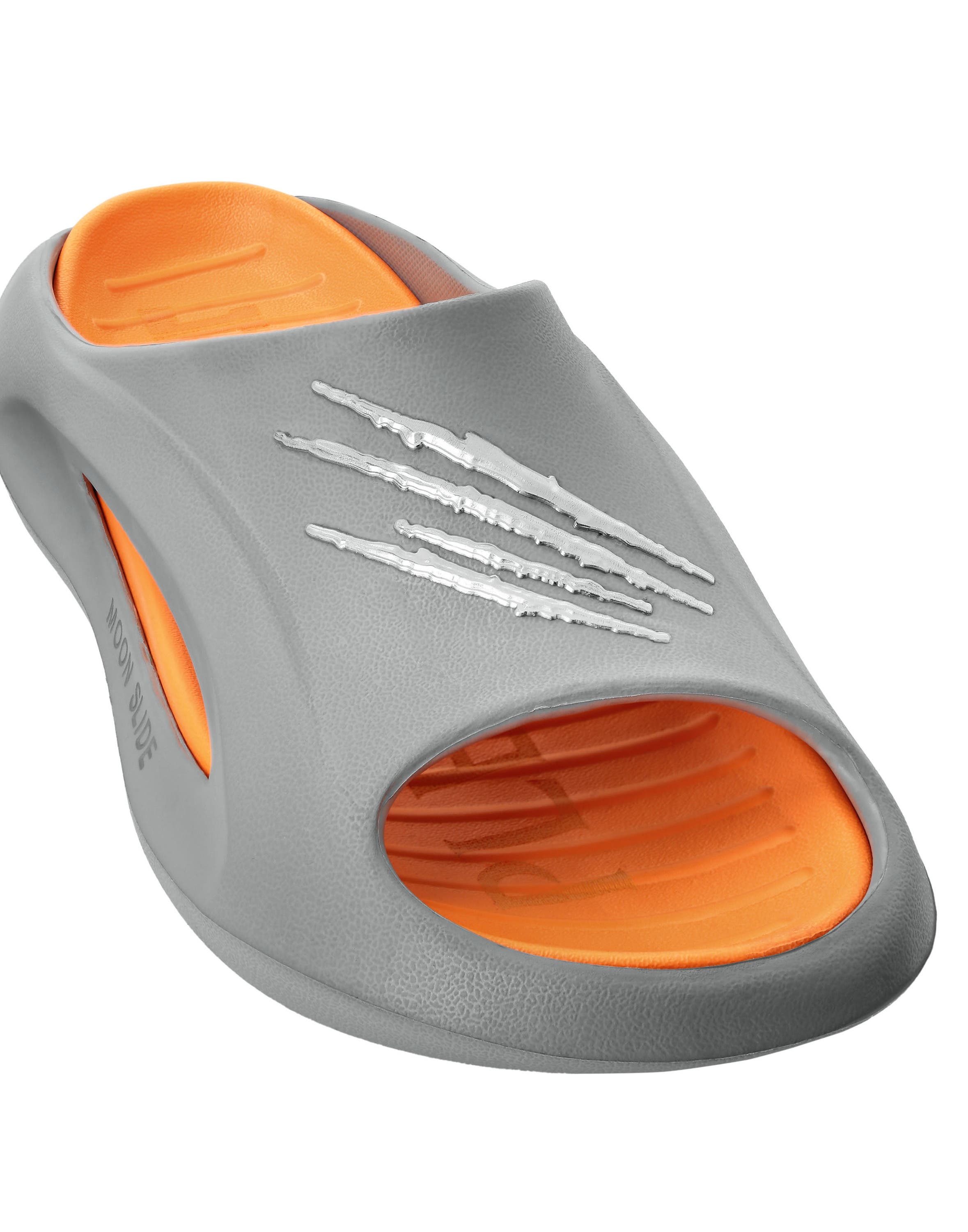 Moon Slide Unisex, Alternate, color, Orange fluo/grey