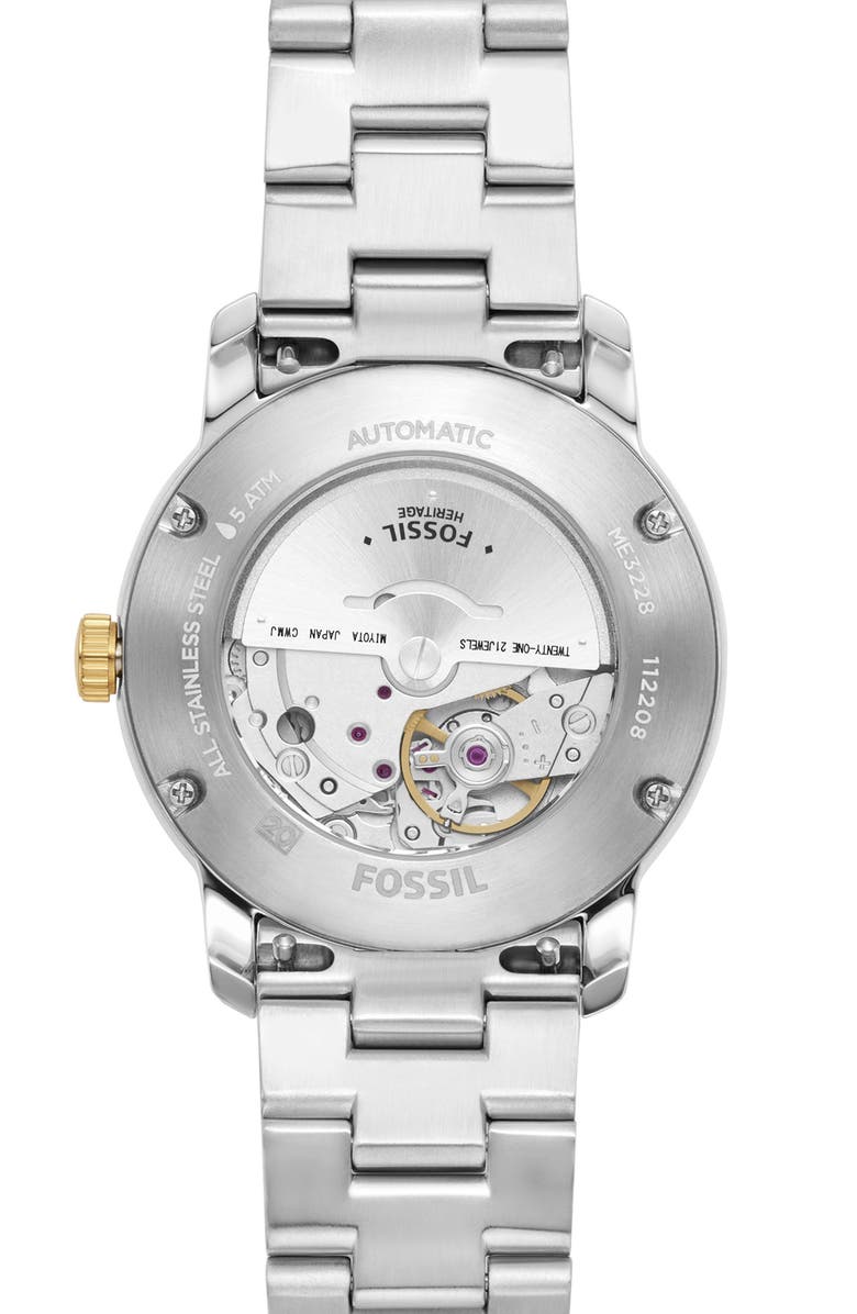 Fossil Heritage Bracelet Watch, 38mm, Alternate, color,