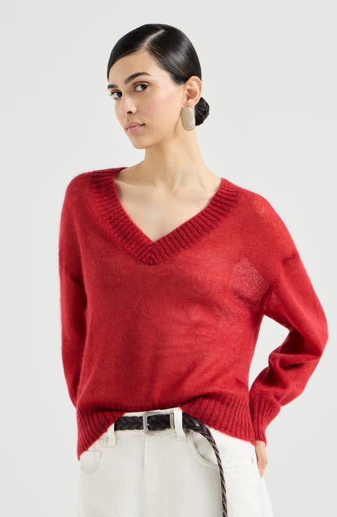 Virgin wool and mohair sweater
