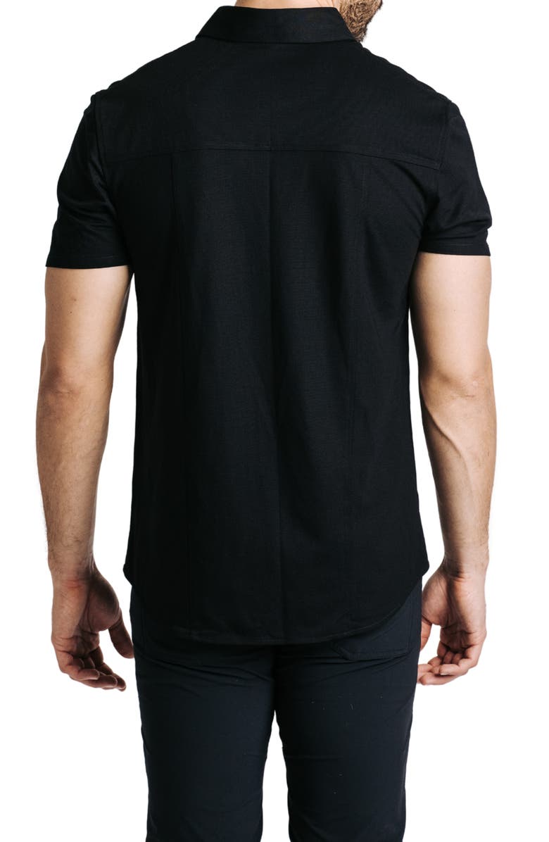 Western Rise Limitless Short Sleeve Merino Wool Blend Button-Up Shirt, Alternate, color,