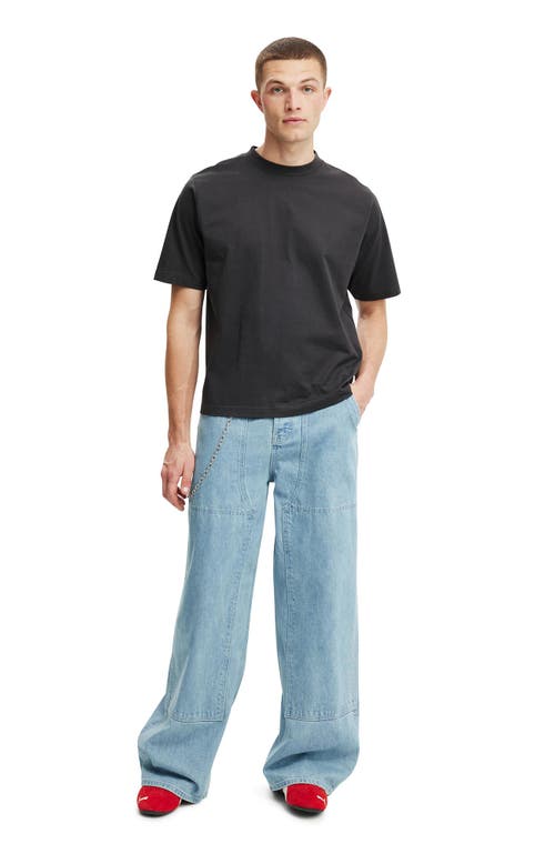 Shop Cotton On Super Baggy Balloon Jean In Carpenter Sports Blue