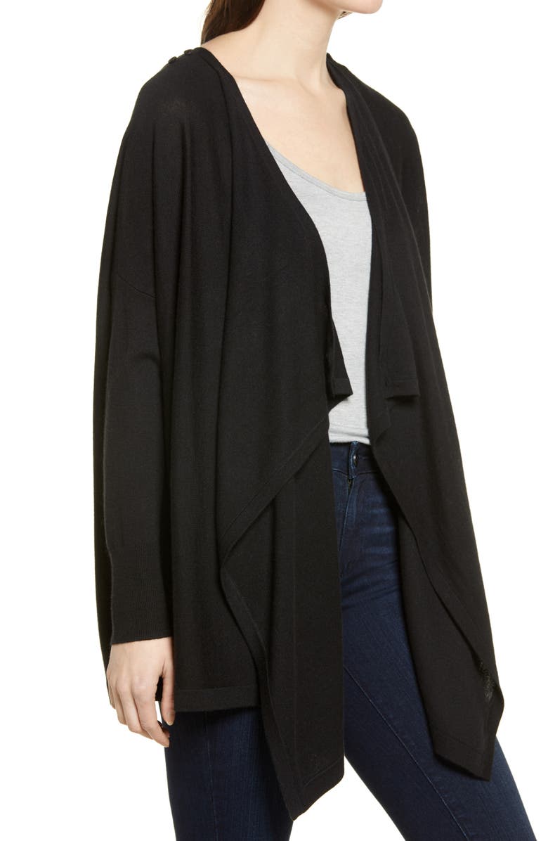 Nordstrom Drape Front Cardigan, Alternate, color, 