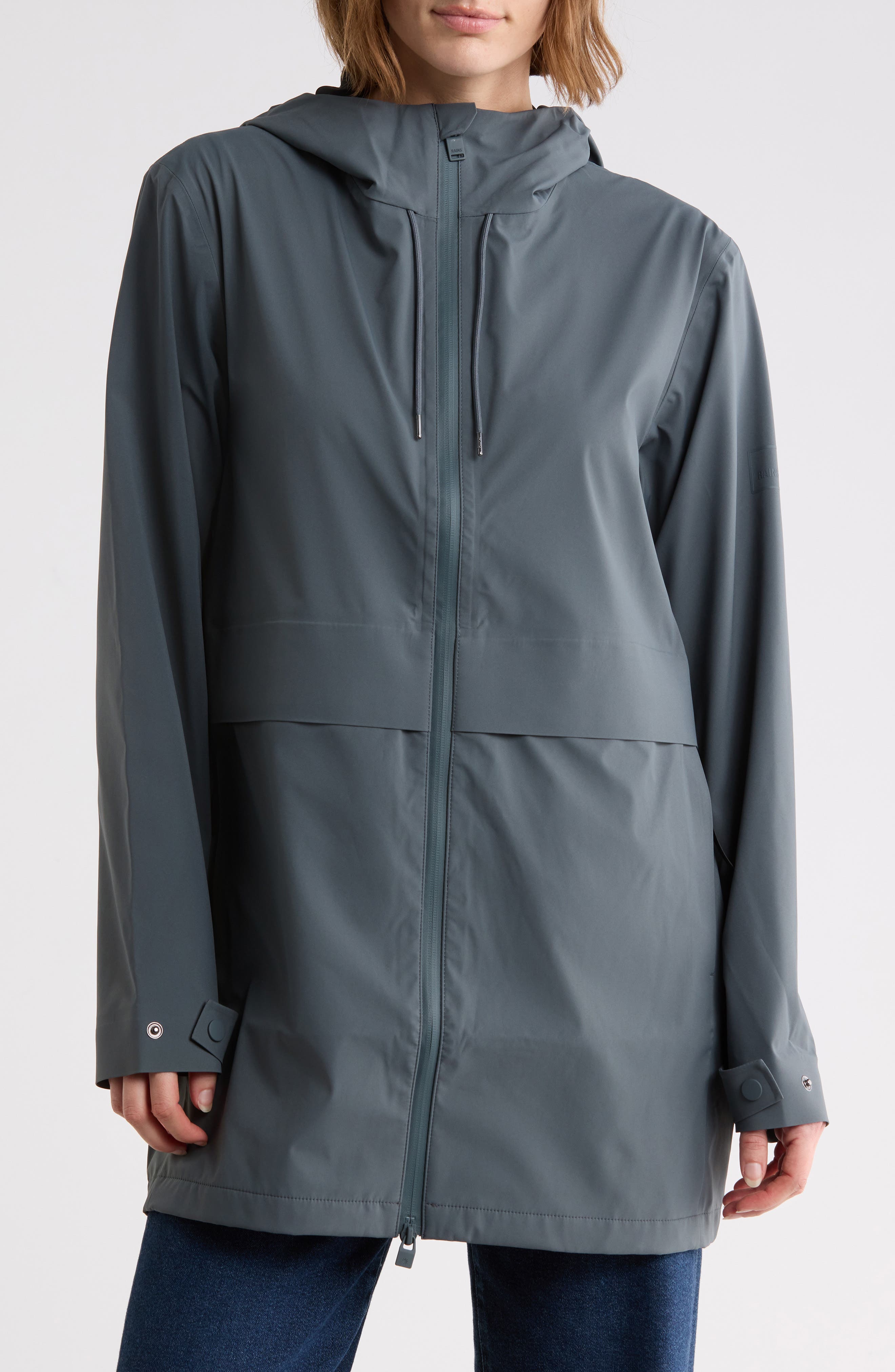 Suva Hardshell Hooded Long Rain Jacket