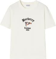 Burberry Check Flag Cotton T-shirt