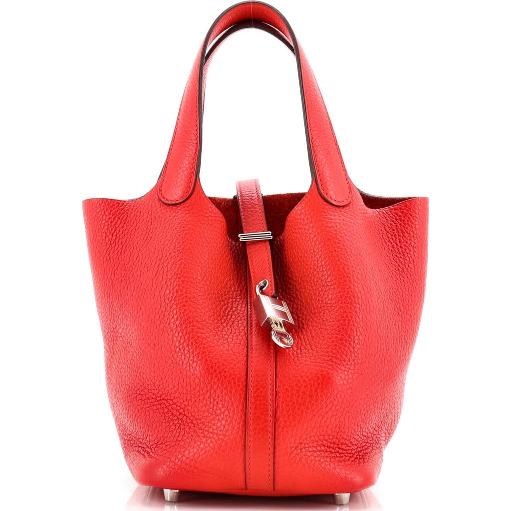 Pre-owned Hermes Hermes Picotin Lock Bag Clemence Pm