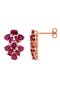  Rhodolite/Rose-Plated
