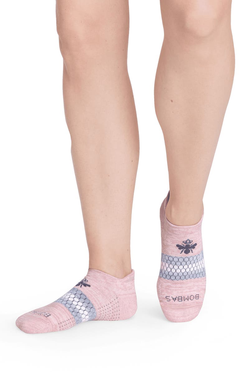Bombas Randomfeed Multi Stripe Golf Ankle Socks, Main, color, 