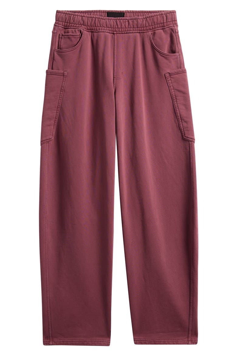 Ryan Cotton Barrel Sweatpants, Alternate, color, FIG