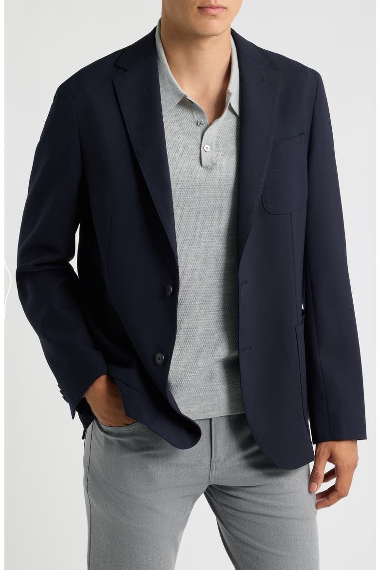 Hanry Virgin Wool Sport Coat, Main, color, DARK BLUE