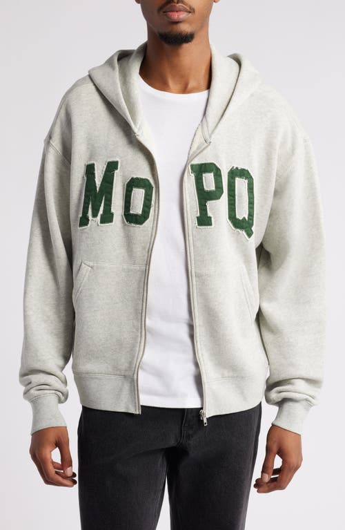 Museum of Peace & Quiet University Zip Hoodie in Heather Grey 