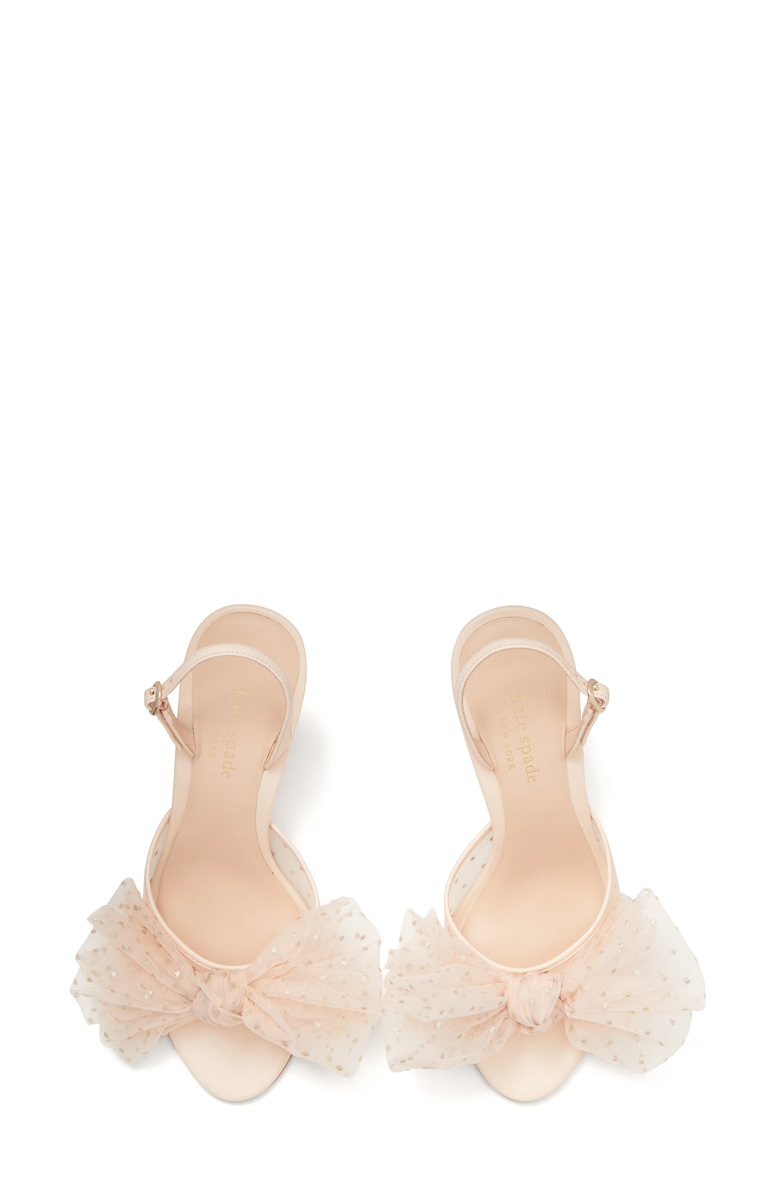 bridal sparkle slingback sandal, Alternate, color, ROSE BUD FABRIC