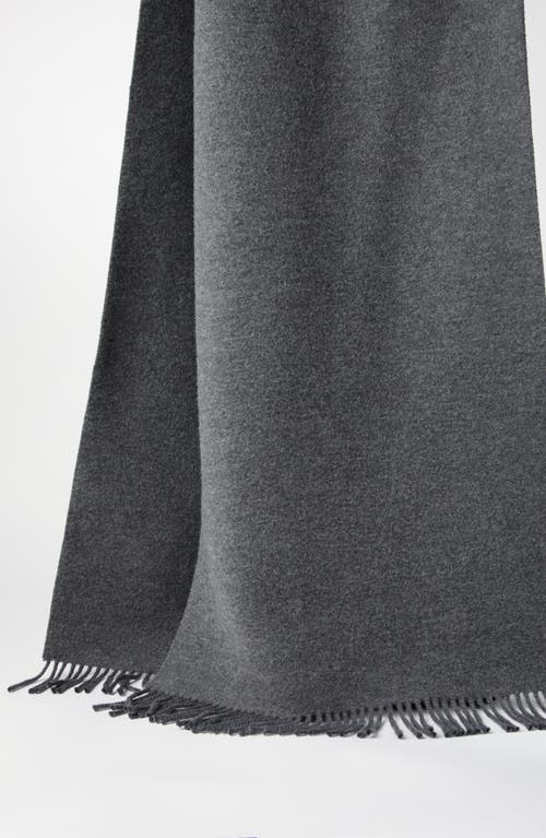 Brunello Cucinelli Wool-cashmere Hooded Scarf In Lead