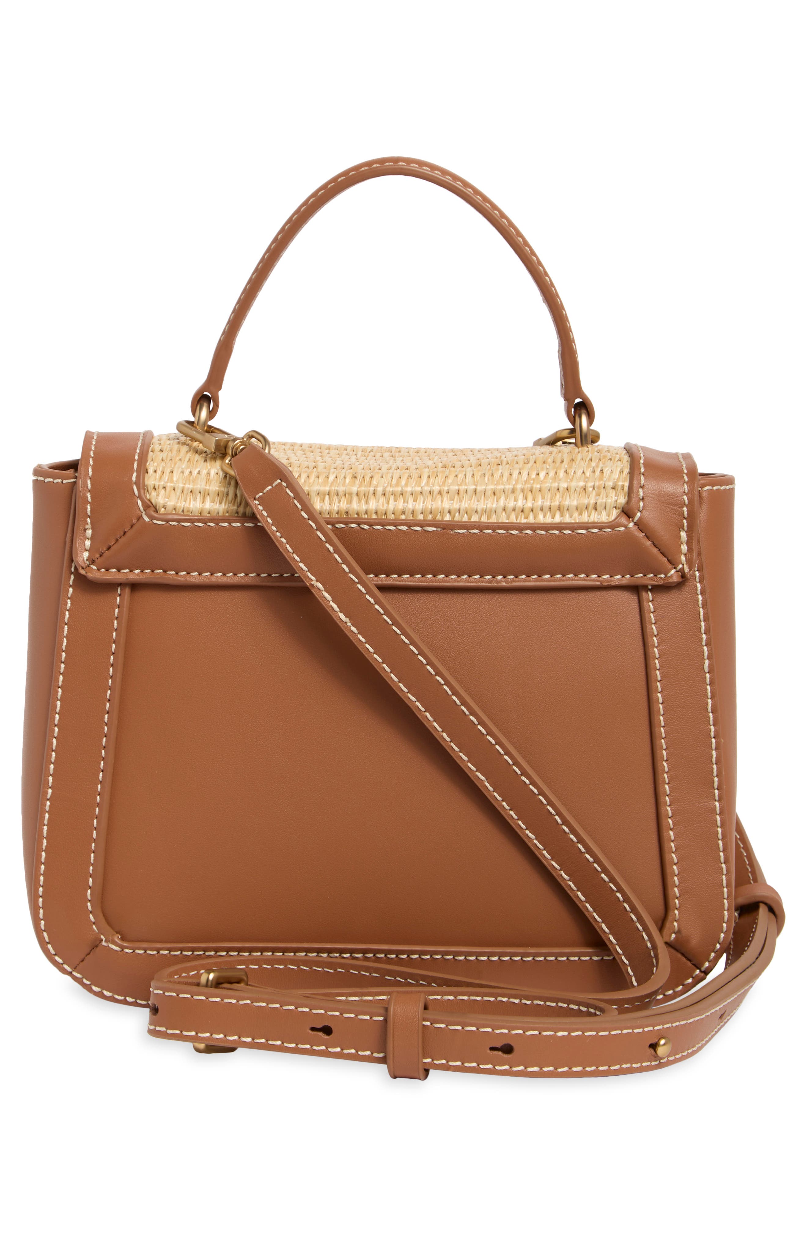 Sam Edelman Marsella Woven Top Handle Bag, Alternate, color, 