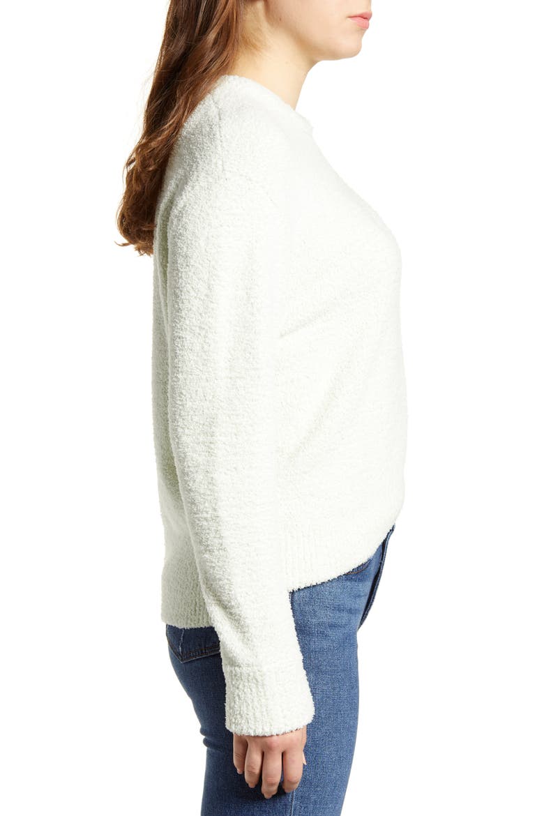 Teddy Crewneck Sweater, Alternate, color, FAIREST JADE