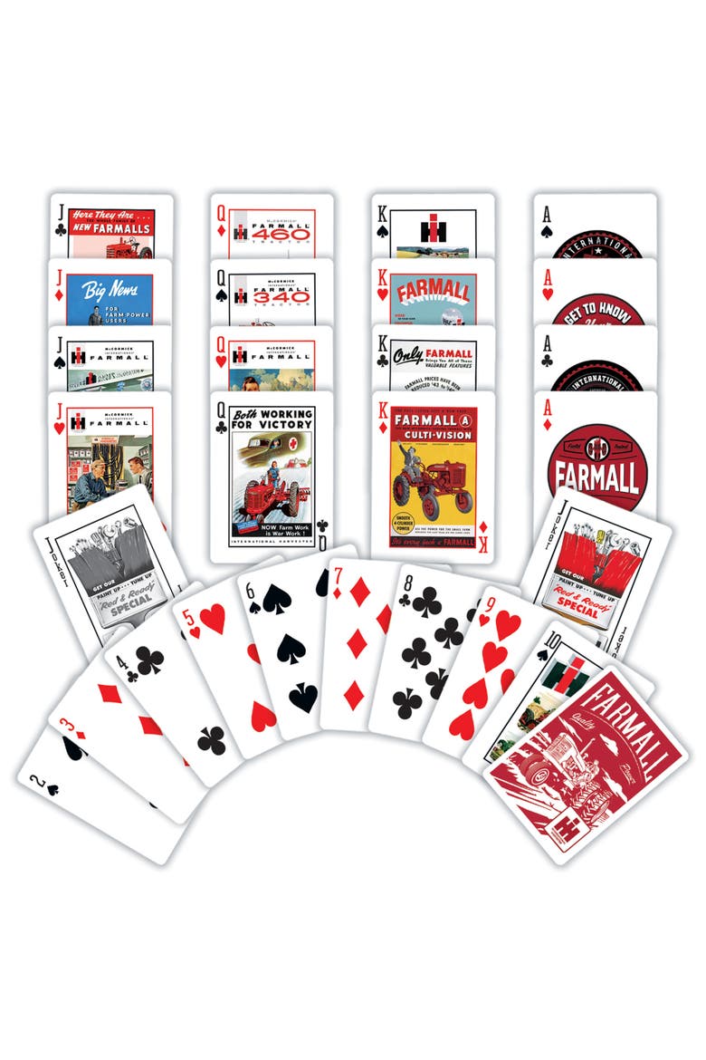 Case IH - Farmall Playing Cards, Alternate, color, Multicolor