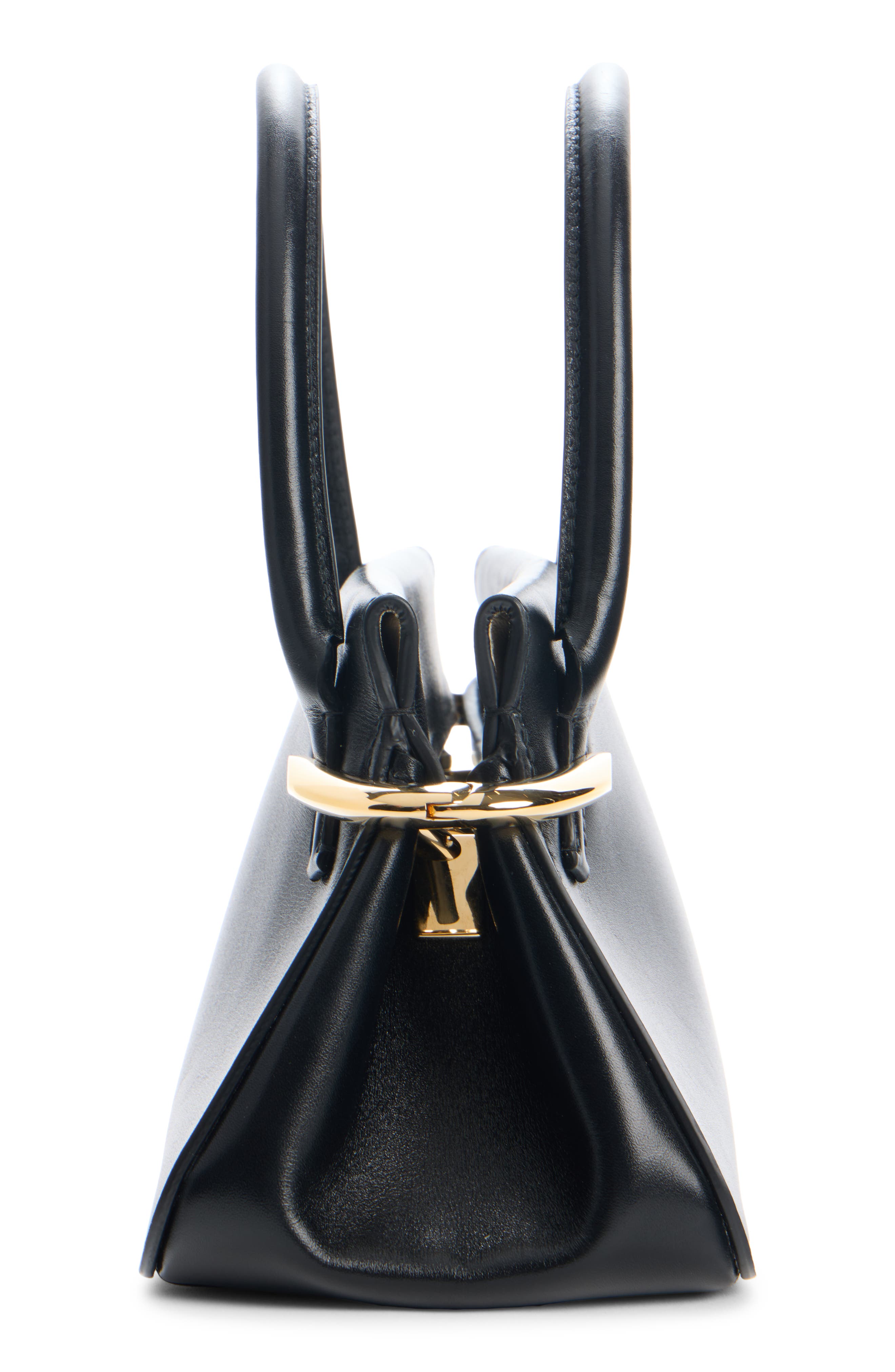 Givenchy Mini Pinch Leather Top Handle Bag, Alternate, color, 001-Black