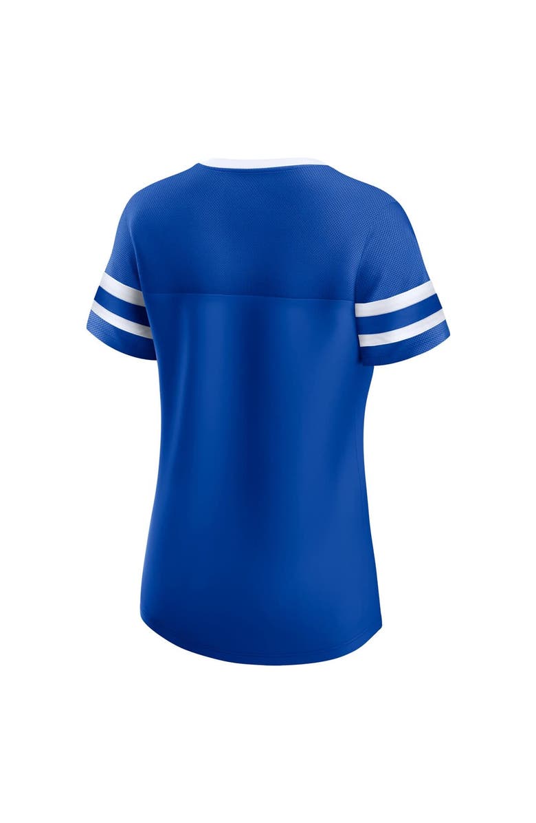 FANATICS Women's Fanatics Royal Kentucky Wildcats Iconic Athena Lace-Up T-Shirt, Alternate, color, Royal