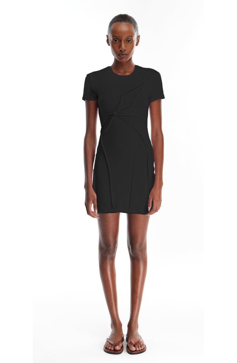 Mother of All Pepper Mini Dress, Main, color, Black