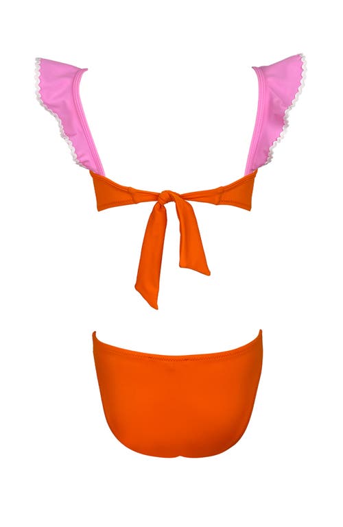 Nessi Byrd Unisex Pica Two Piece Swimsuit In Pink