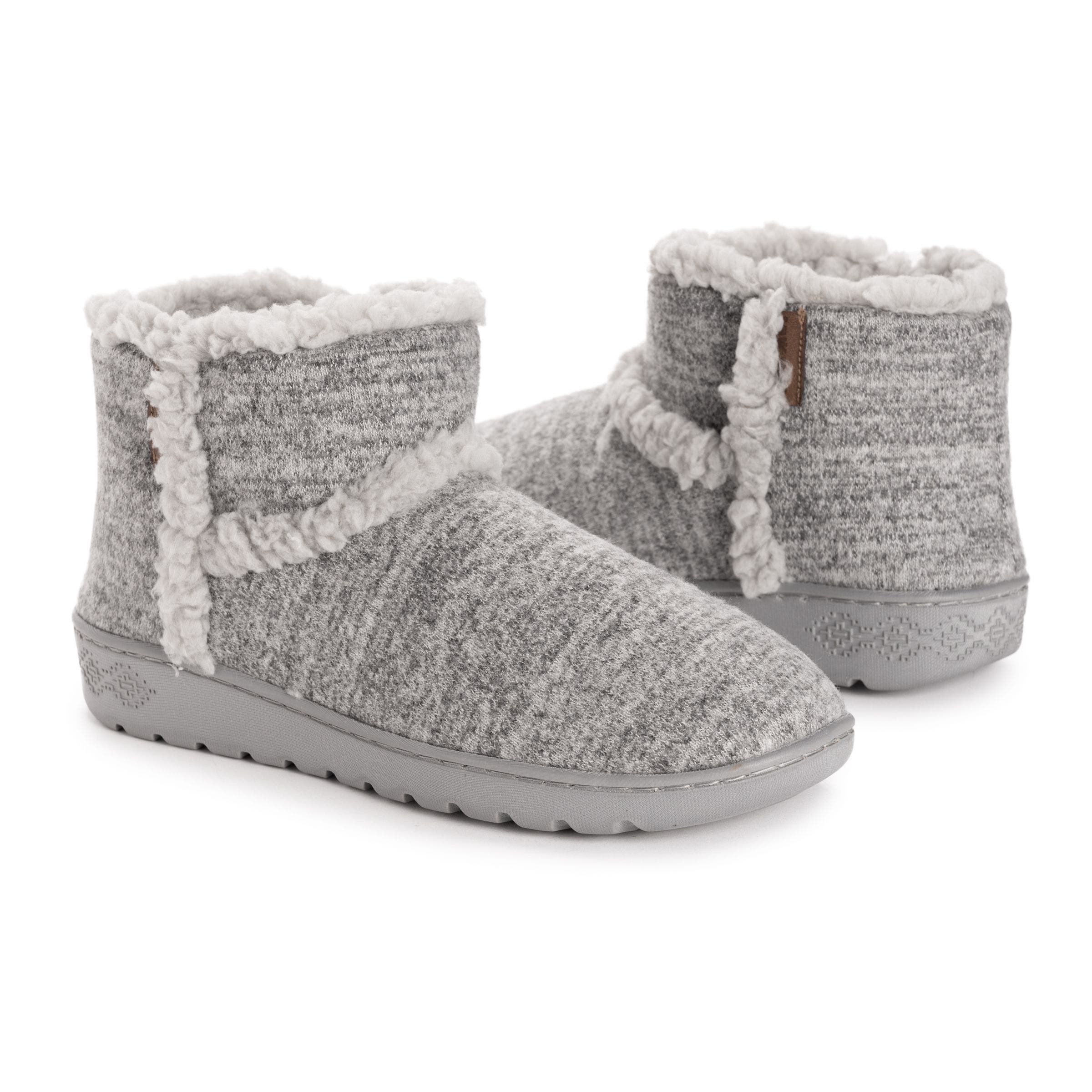 MUK LUKS Aubree Bootie Slipper, Alternate, color, Grey
