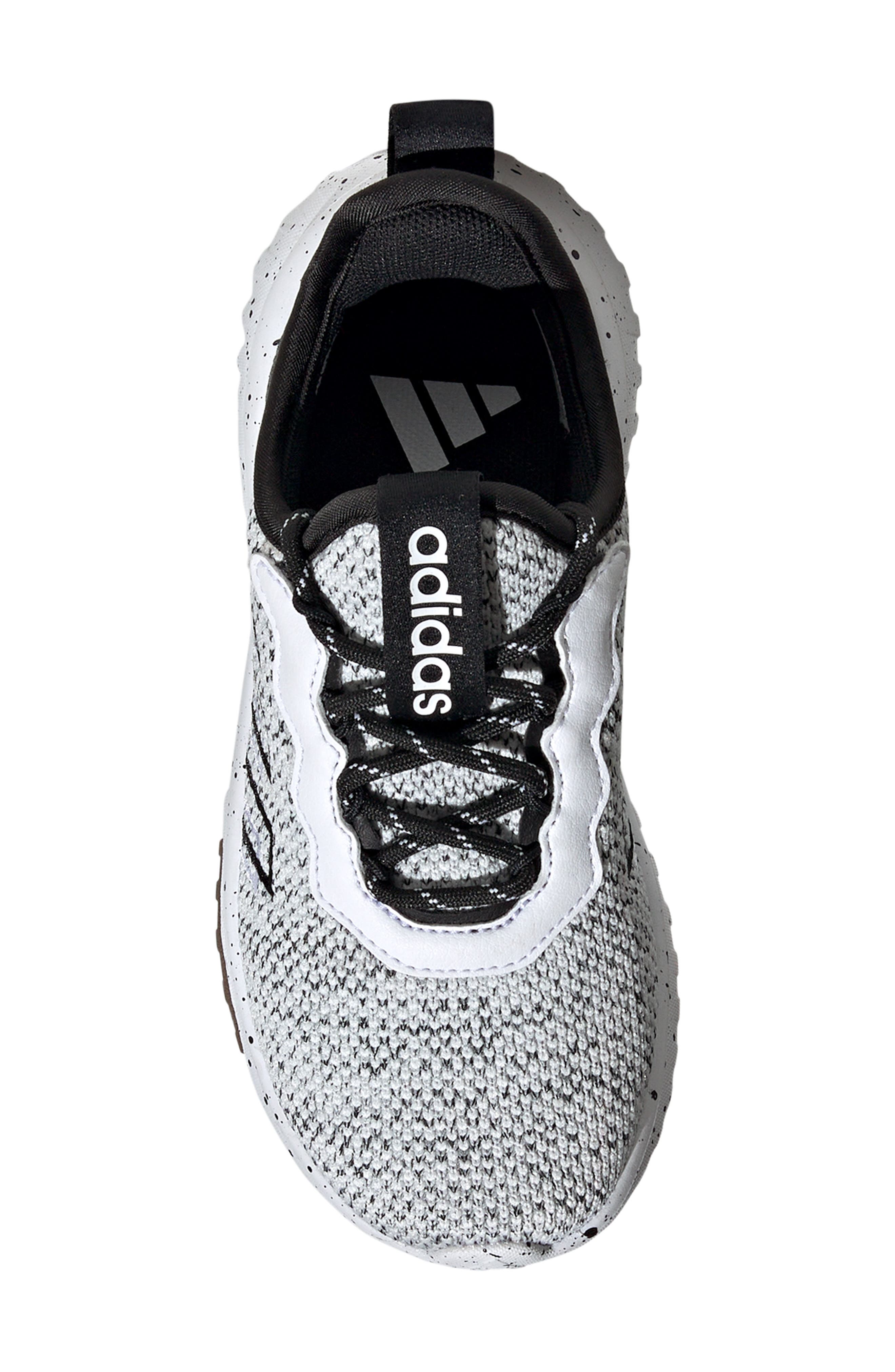 adidas Kids' Kaptir Flow 2.0 Sneaker, Alternate, color, White/ Black/ White