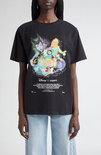 Tシャツ・カットソー Coperni Printed stretch viscose Coperni X Disney t-shirt Coperni Tropical print stretch viscose disney t-shirt | The