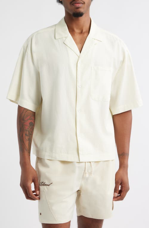 Elwood Boxy Camp Shirt in Cream  product